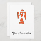 ThunderBird - Südwestindisches Design Einladung (Vorne/Hinten)