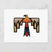 Thunderbird - Symbol des systemeigenen Amerikanisc Postkarte (Vorderseite)