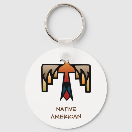 Thunderbird - Symbol des systemeigenen Amerikanisc Schlüsselanhänger (Vorderseite)