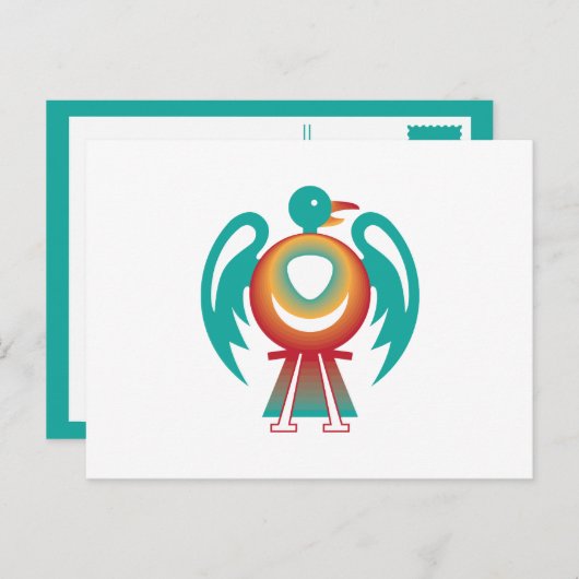 Thunderbird v2 postkarte (Vorne/Hinten)