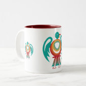 Thunderbird v2 zweifarbige tasse (Vorderseite Links)