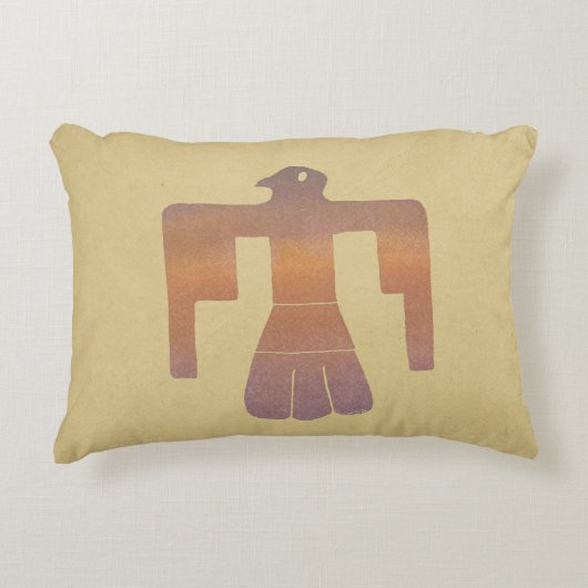 Thunderbird Watercolor Dekokissen (Vorderseite)