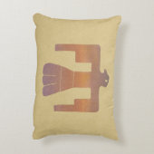 Thunderbird Watercolor Dekokissen (Rückseite(Vertikal))