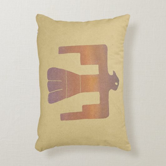 Thunderbird Watercolor Dekokissen (Vorderseite(Vertikal))