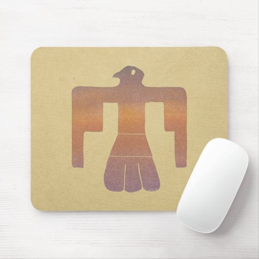 Thunderbird Watercolor Mousepad (Mit Mouse)