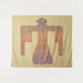 Thunderbird Watercolor Wandteppich (Vorderseite (Horizontal))