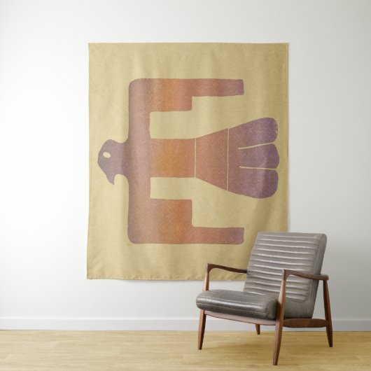 Thunderbird Watercolor Wandteppich (Beispiel)