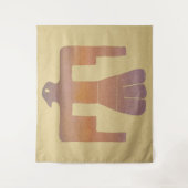 Thunderbird Watercolor Wandteppich (Vorderseite)