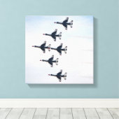 Thunderbird Wrapped Canvas Leinwanddruck (Insitu (Holzboden))