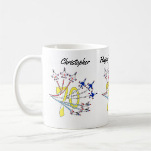 Thunderbirds 70. Geburtstag Kaffee Tasse