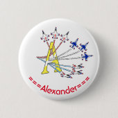 Thunderbirds a Initial Abzeichen Button (Vorderseite)