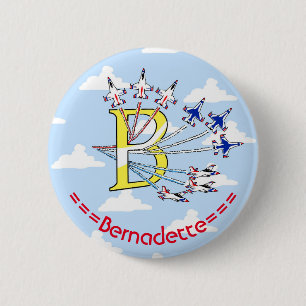 Thunderbirds Blue Sky B Anfangsabzeichen Button