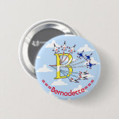 Thunderbirds Blue Sky B Initial Abzeichen Button (Vorne & Hinten)