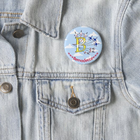 Thunderbirds Blue Sky B Initial Abzeichen Button (Beispiel)