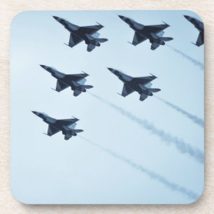 Thunderbirds F-16 Airshow Getränkeuntersetzer