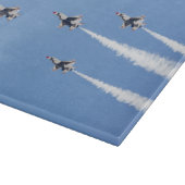 Thunderbirds F-16, welche die Fünfkarte Bildung Schneidebrett (Ecke)