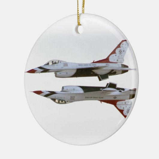 Thunderbirds Maneuver - Mirror Keramik Ornament (Links)