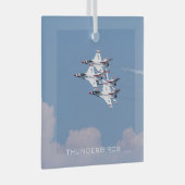 Thunderbirds Ornament Aus Glas (Vorderseite Rechts)