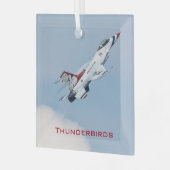 Thunderbirds Ornament Aus Glas (Vorderseite links)