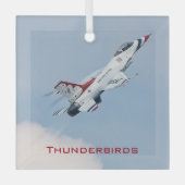 Thunderbirds Ornament Aus Glas (Vorderseite)