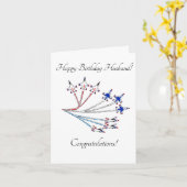 ThunderbirdsBand Birthday Card Weiß Karte (Gelbe Blume)