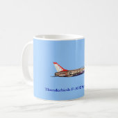 ThunderbirdsF-100Tasse Kaffeetasse (Vorderseite Links)