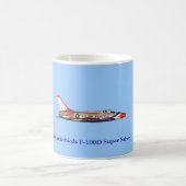 ThunderbirdsF-100Tasse Kaffeetasse (Mittel)