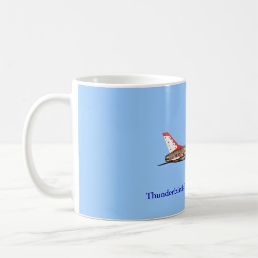 ThunderbirdsF-100Tasse Kaffeetasse (Links)