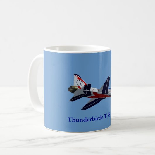 ThunderbirdsT-38 Talon-Tasse Kaffeetasse (Vorderseite Links)