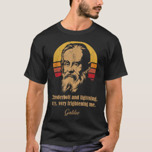 Thunderblitz und Blitz Galileo Astronomie Meme T-Shirt