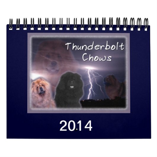 Thunderbolt-Chow-Chowe Kalender (Titelbild)
