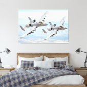 THUNDERBOLT II 32x48 Leinwanddruck (Insitu (Schlafzimmer))