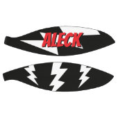 Thunderbolt lightning flash strikes personalized basketball (Panele)