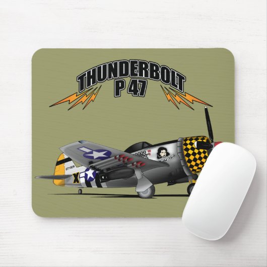 Thunderbolt P47 Mousepad (Mit Mouse)