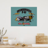 ThunderBolt P47 Poster (Küche)