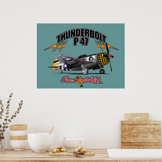 ThunderBolt P47 Poster (Küche)