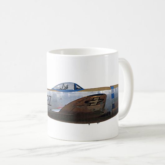 Thunderbolt P-47 Kaffeetasse (VorderseiteRechts)
