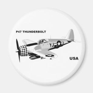 THUNDERBOLT P-47 MAGNET