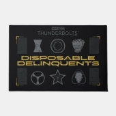 Thunderbolts* | Disposable Delinquents Fußmatte (Vorderseite)