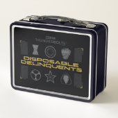 Thunderbolts* | Disposable Delinquents Metall Brotdose (Rückseite)