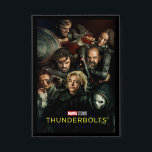 Thunderbolts* | Group Fighting Theatrical Button<br><div class="desc">Featuring the likeness of: Wyatt Russell, Hannah John-Kamen, David Harbour, Sebastian Stan, Lewis Pullman, and Florence Pugh| Check out Marvel Studios’ Thunderbolts*, featuring an ensemble of the MCU’s most iconic anti-heroes and reformed villains. The artwork captures a chaotic, gritty group portrait where the team is literally and figuratively at each...</div>