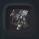 Thunderbolts* | Group Graphic Pappteller<br><div class="desc">Featuring the likeness of: Wyatt Russell, David Harbour, Sebastian Stan, Lewis Pullman, and Florence Pugh| Keep the Thunderbolts* close with this sharp, multi-panel design. Combining halftone textures with bold gold highlights, this graphic captures the identities of the MCU's most talented anti-heroes. It’s a sleek, tech-inspired look that fits perfectly on...</div>