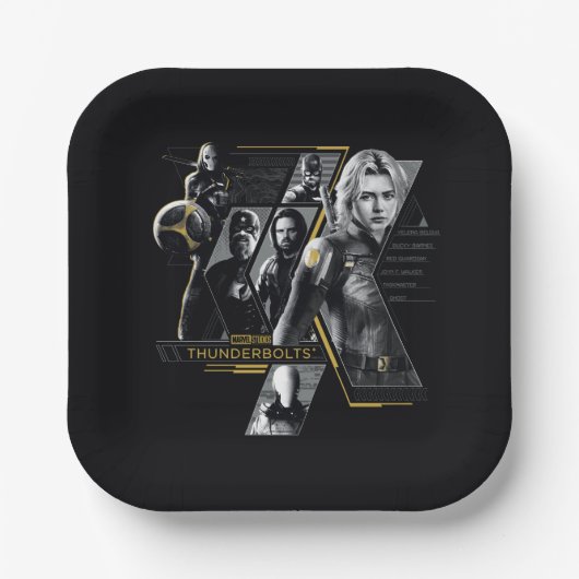 Thunderbolts* | Group Graphic Pappteller (Vorderseite)