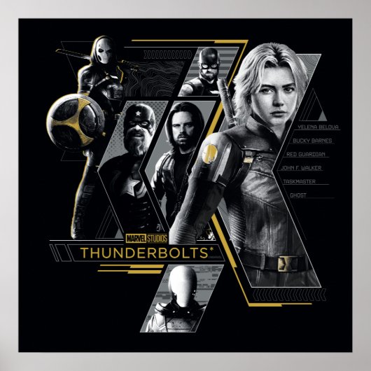 Thunderbolts* | Group Graphic Poster (Vorne)