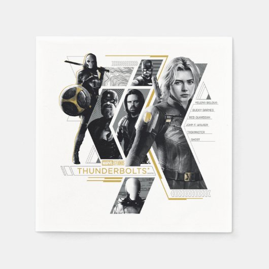 Thunderbolts* | Group Graphic Serviette (Vorderseite)