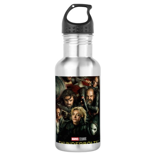 Thunderbolts* | Gruppe kämpft theatralisch Edelstahlflasche (Vorderseite)