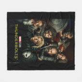 Thunderbolts* | Gruppe kämpft theatralisch Fleecedecke (Vorderseite (Horizontal))