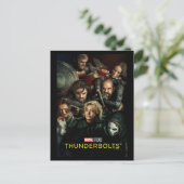 Thunderbolts* | Gruppe kämpft theatralisch Postkarte (Stehend Vorderseite)