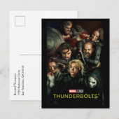 Thunderbolts* | Gruppe kämpft theatralisch Postkarte (Vorne/Hinten)