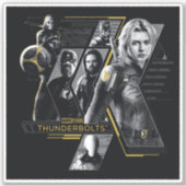 Thunderbolts* | Gruppenbild Aufkleber (Vorderseite)